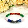 Awaking Love Crystal Stone Green Aventurine , Sodalite , Rose Quartz , Magnetite , Carnelian Stone Bracelet 8 mm