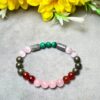 Tarot Card Reader Stone Bracelet Rose Quartz ,Carnelian , Selenite , Malachite , Labradorite ,Pyrite Stone Bracelet 8 mm