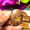 Calligraphy Jasper -Elephant Skin Jasper -Miriam Jasper Oval Shape Worry Stone for Crystal Healing And Meditation- Thumb Stone One (1) Piece