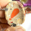 Conglomerate Jasper Gigantic Stone Swaziland Jasper Oval Shape Worry Stone- Pocket Palm Stone - Thumb Stone One (1) Piec