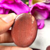 Chocolate Stone Oval Shape Worry Stone for Crystal Healing And Meditation - Pocket Palm Stone - Thumb Stone One (1) Piece
