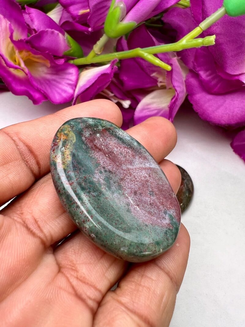 Fancy Agate Stone Oval Shape Worry Stone for Crystal Healing And Meditation - Pocket Palm Stone - Thumb Stone One (1) Piece - Image 8