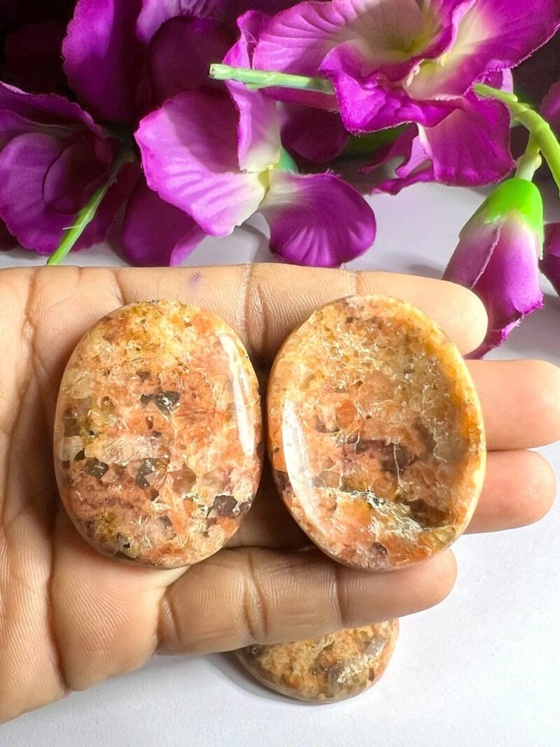Rosophia  Oval Shape Worry Stone for Crystal Healing And Meditation - Pocket Palm Stone - Thumb Stone One (1) Piece - Image 6