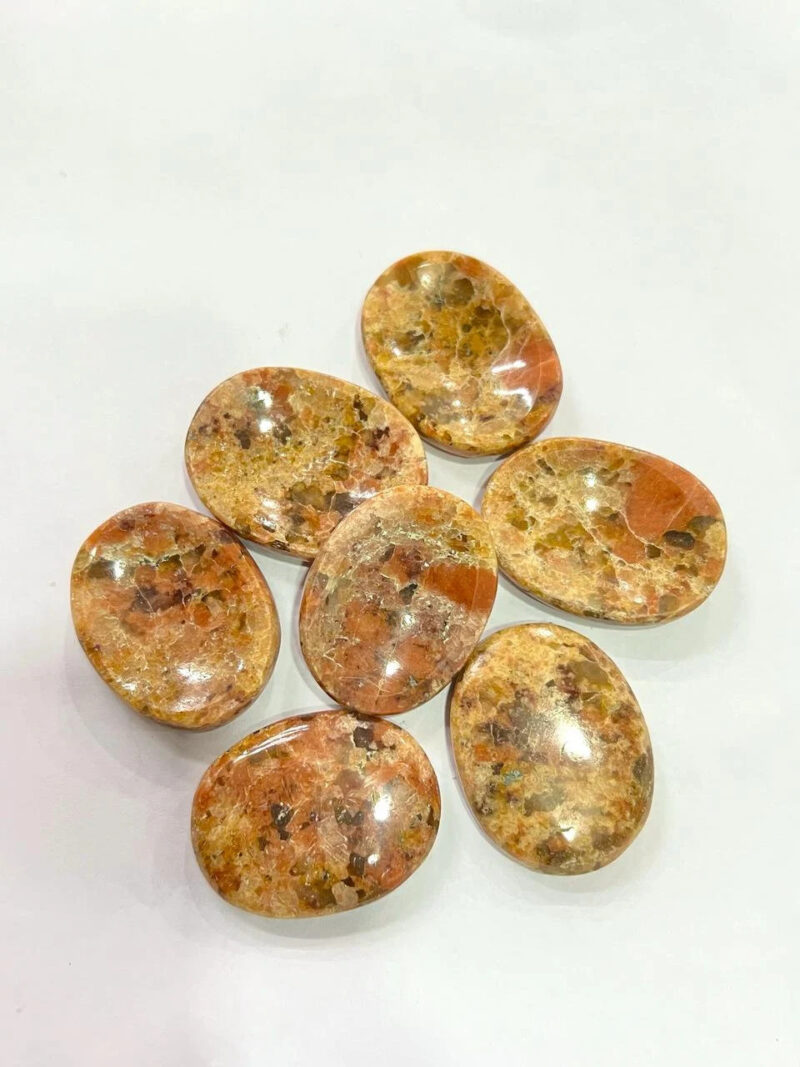 Rosophia  Oval Shape Worry Stone for Crystal Healing And Meditation - Pocket Palm Stone - Thumb Stone One (1) Piece - Image 7