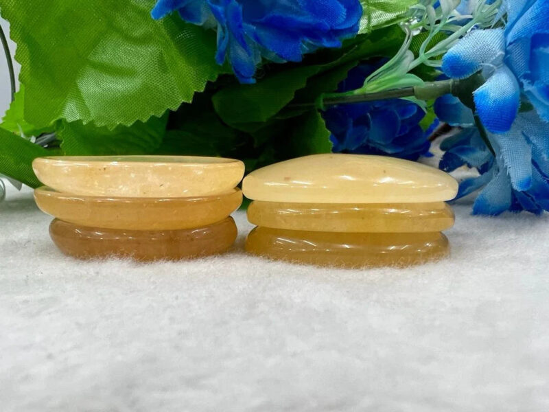 Golden Healer Oval Shape Worry Stone for Crystal Healing And Meditation - Pocket Palm Stone - Thumb Stone One (1) Piece - Image 7
