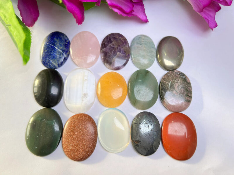 25 Worry Stone Mix Lot- Bulk Wholesale Thumb Stone Mix ideal for gifting - Image 8