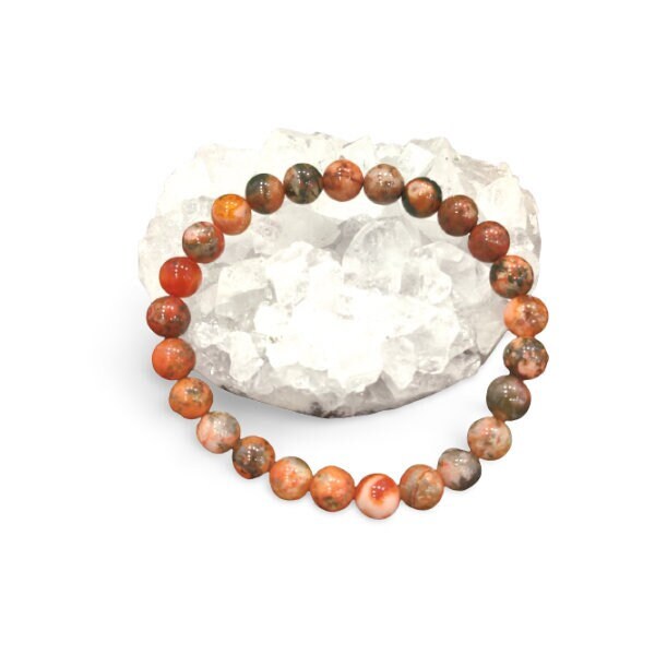 Rosophia Azeztulite 'Stone Of Heart' Bracelet 8 MM Stretch Bracelet - Image 2