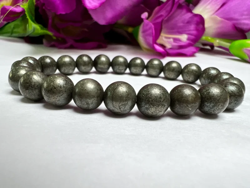 SOLAR PLEXUS CHAKRA Pyrite ,Yellow Calcite, Yellow Danburite Gemstone bracelet Set 8 mm Pack Align, Open, Balance, Meditation, Gift for All - Image 3