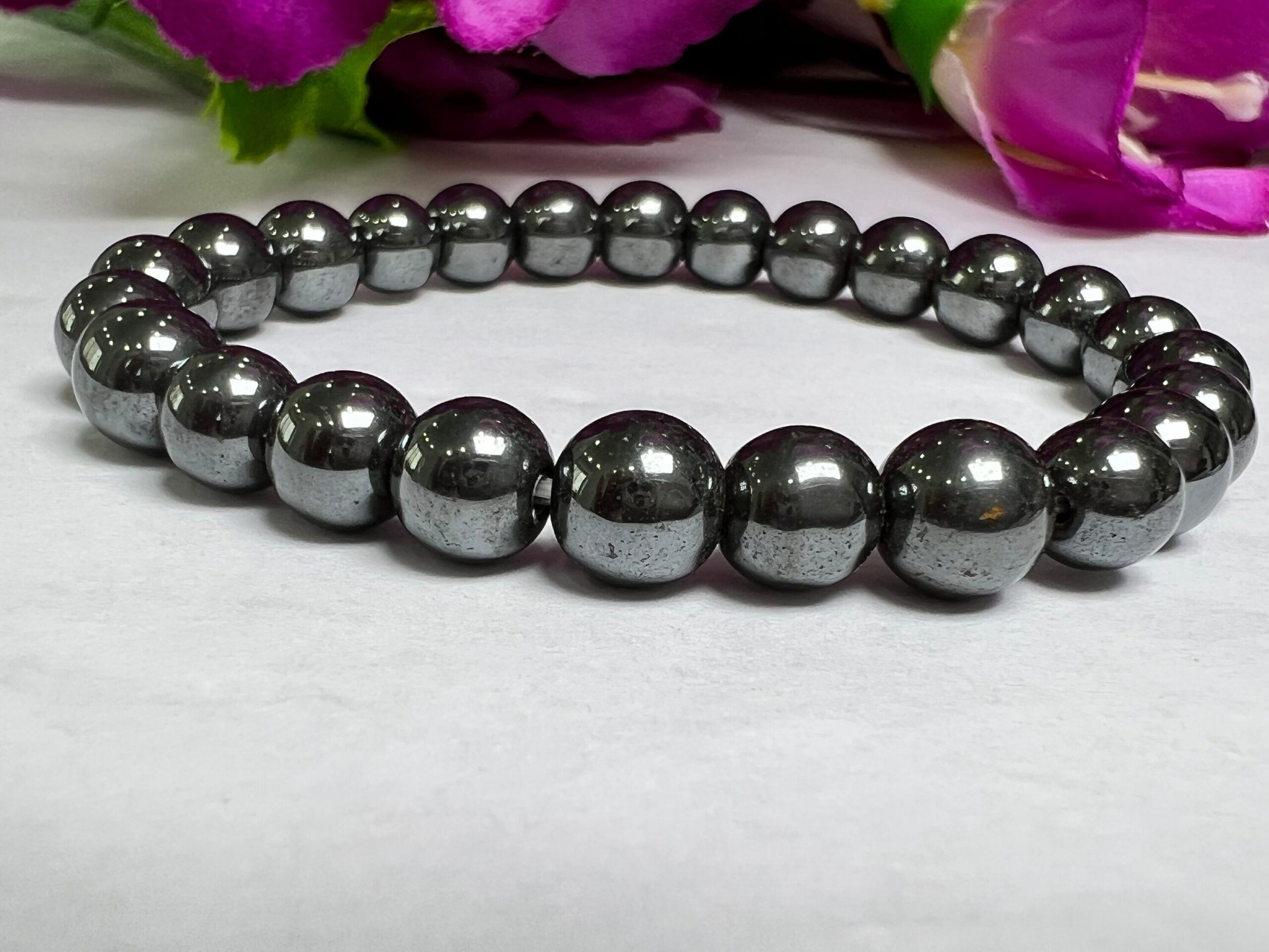 GEMINI Bracelet Tiger Eye , Hematite , Howlite Pack Zodiac Horoscope Astrology May June Birthday Set 7.5 inch 8mm - Image 2