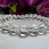 12 MM Satyaloka  Quartz Stone Round Beaded Rainbow Bracelet