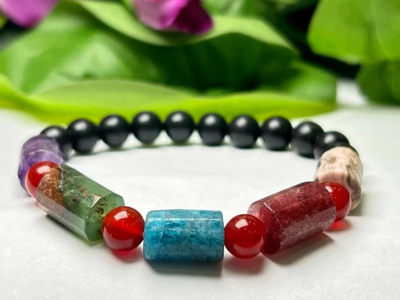 Five Elements Bracelet With Five 5 Spiritual Elements Earth, Air, Water, Fire and Spirit ,Meditation Reiki Crystal Healing - Image 9