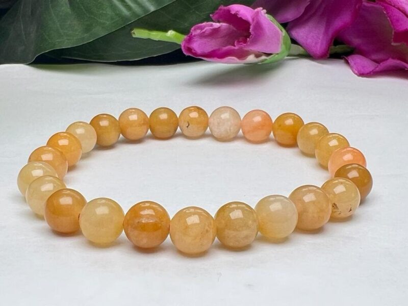 Legrandite Crystal Stone Round Beaded Bracelet 8MM Stretch Bracelet - Image 2