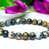 Blue Opal Stone Round Beaded Bracelet 8MM Stretch Bracelet