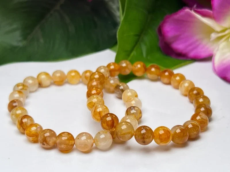 Golden Healer Quartz Stone Round Beaded 8 MM AAAAA+++++ - Image 2