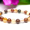 Danburite & Hessonite Garnet Stone 8 MM Bracelet