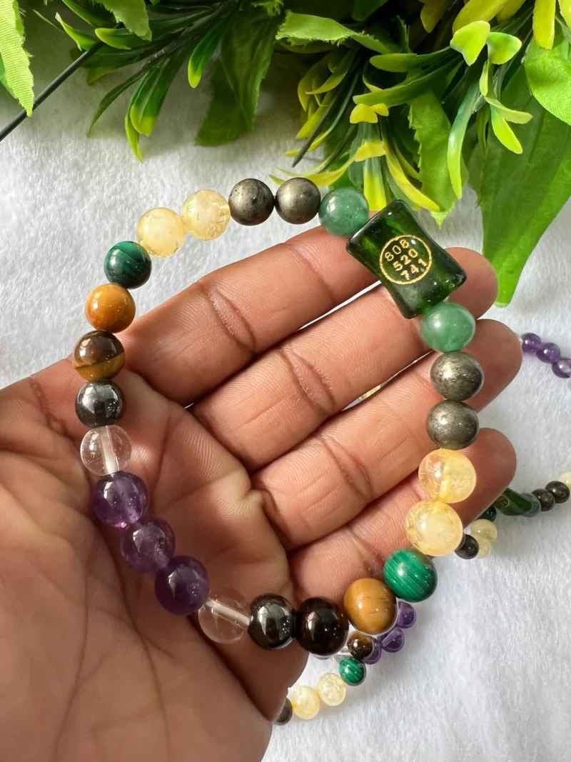 Instant Money Maker Stone Bracelet 8 MM Round Bead Stretch Bracelet - Image 9