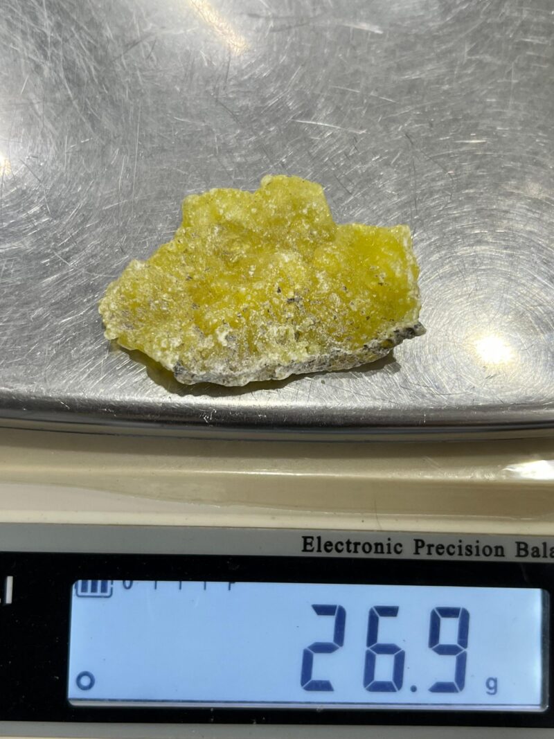 Yellow Brucite Stone 130 Carat Mineral Specimen, Killa Saifullah , Baluchistan, Pakistan Rock Collectors - Image 8