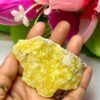 Yellow Brucite Stone 130 Carat Mineral Specimen, Killa Saifullah , Baluchistan, Pakistan Rock Collectors