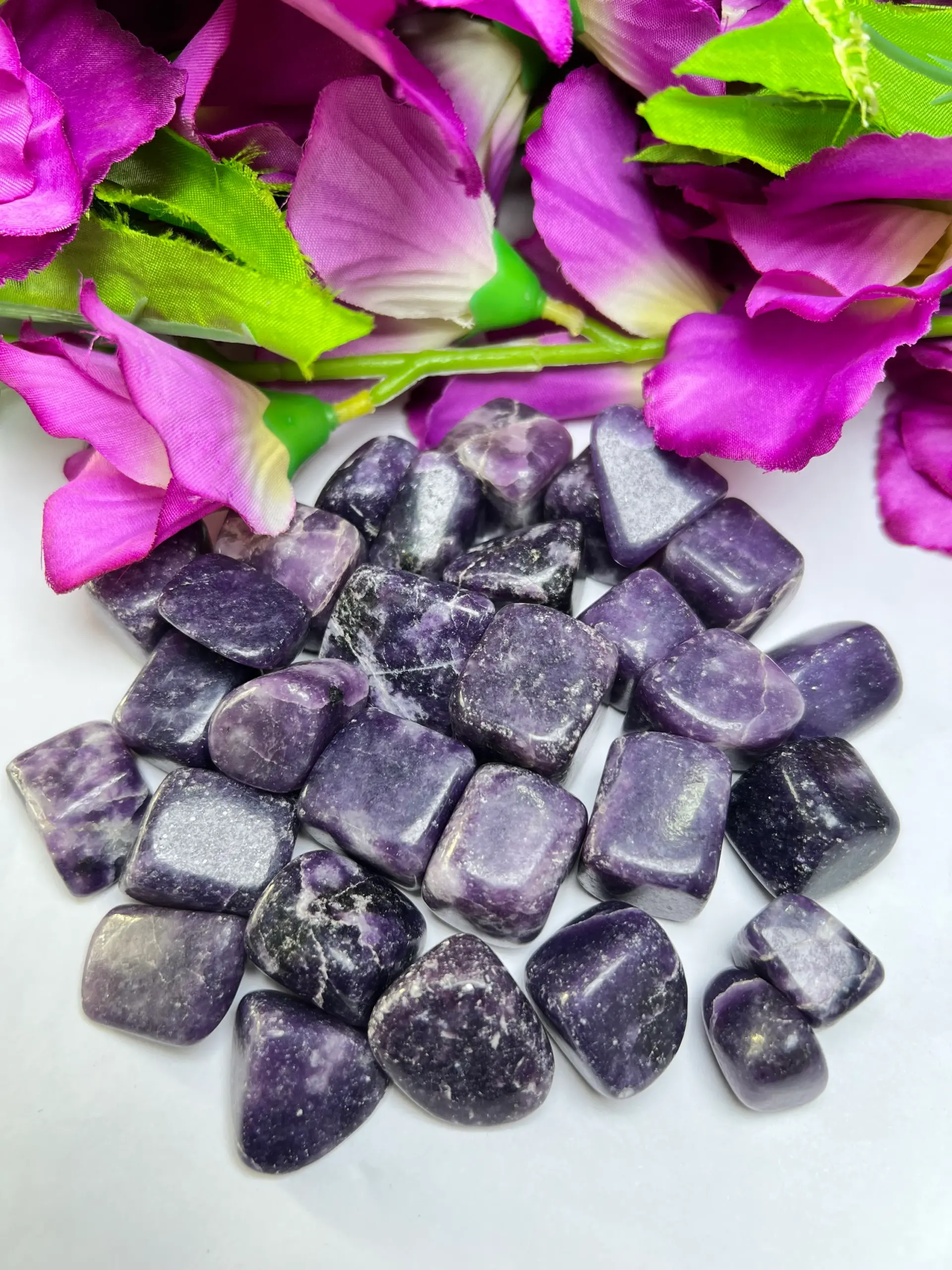 Lepidolite Tumbled Stones Healing Crystals in pack sizes of 1,3,5,and 10 Pieces Quality AAAAA +++++ - Image 3