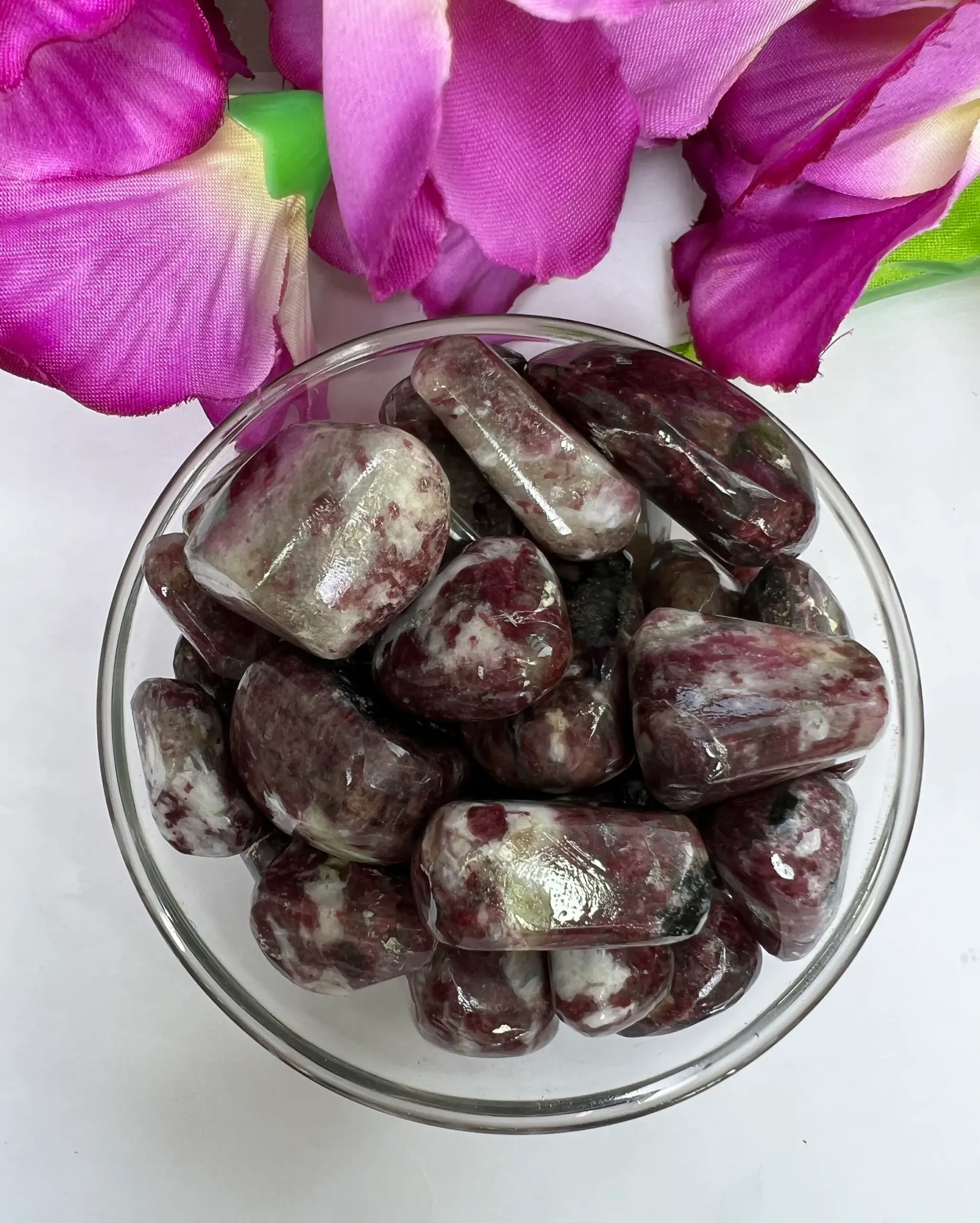 Rare Kakortokite Tumbled Stones Healing Crystals in pack sizes of 1,3,5,and 10 Pieces Quality AAAAA +++++ - Image 2