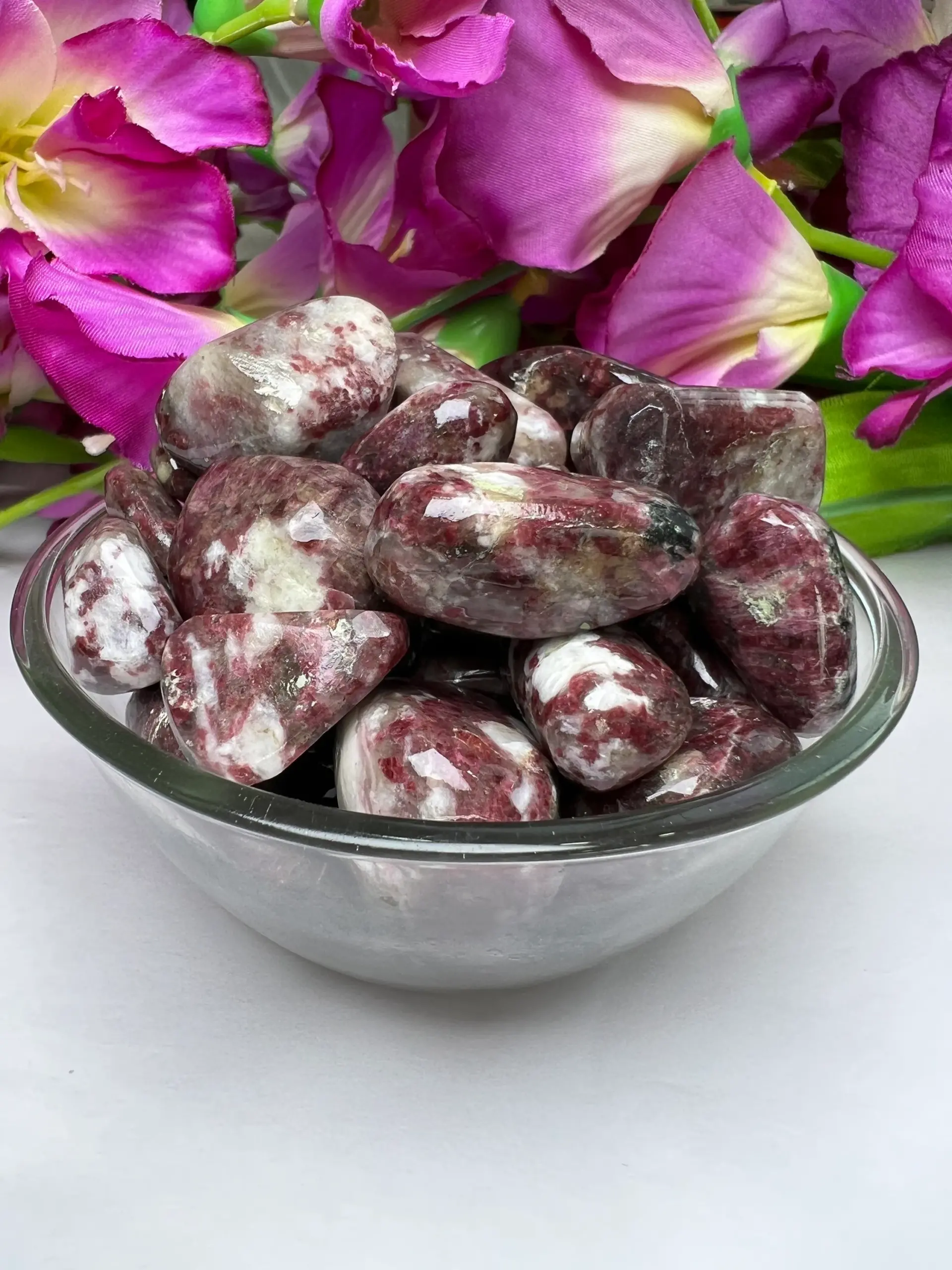 Rare Kakortokite Tumbled Stones Healing Crystals in pack sizes of 1,3,5,and 10 Pieces Quality AAAAA +++++ - Image 4