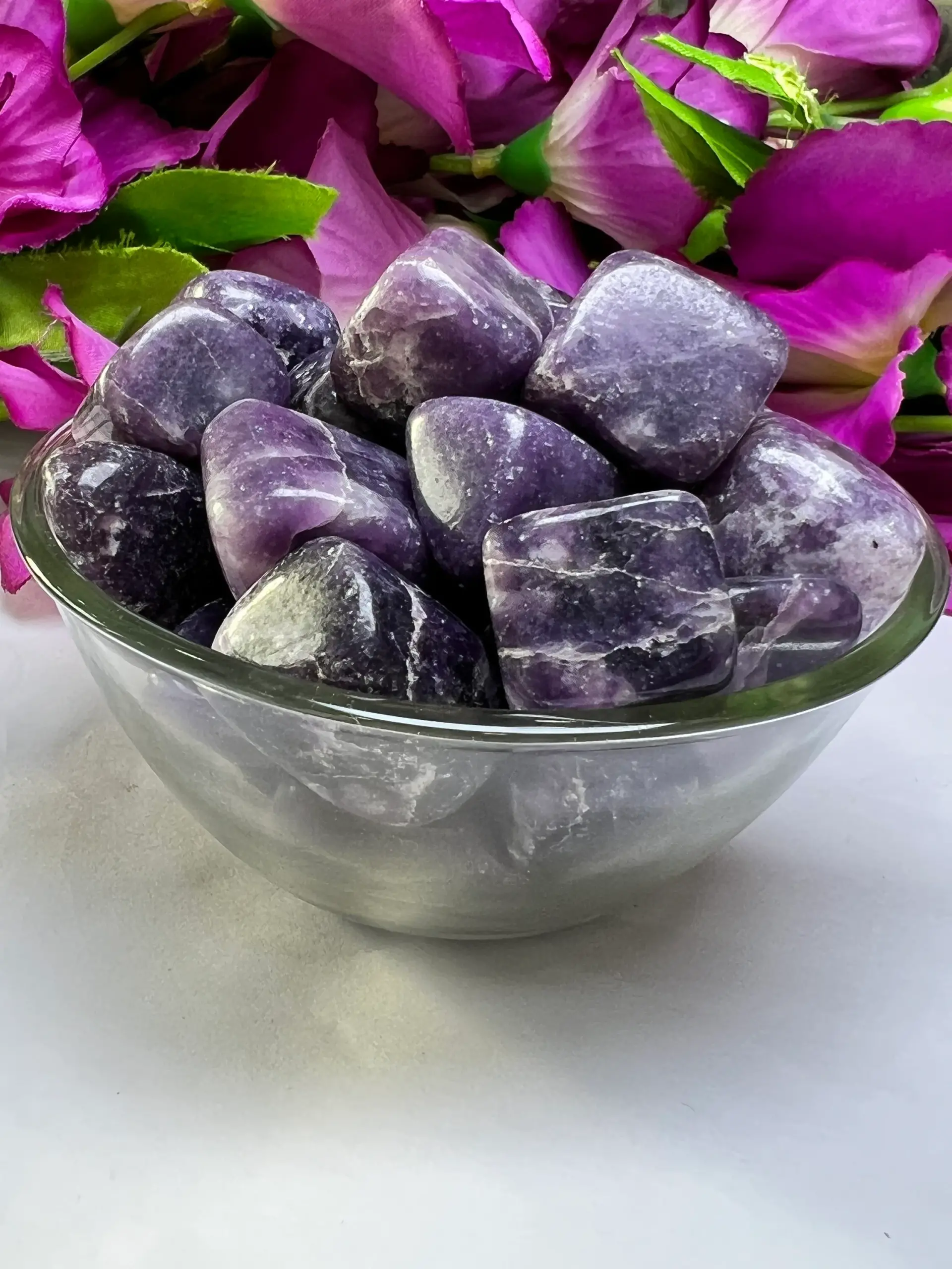 Lepidolite Tumbled Stones Healing Crystals in pack sizes of 1,3,5,and 10 Pieces Quality AAAAA +++++ - Image 6