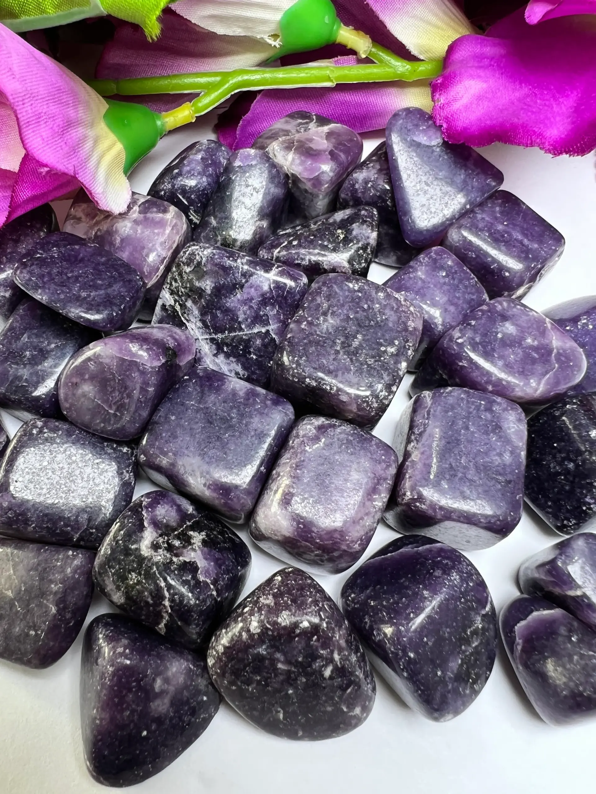 Lepidolite Tumbled Stones Healing Crystals in pack sizes of 1,3,5,and 10 Pieces Quality AAAAA +++++ - Image 8