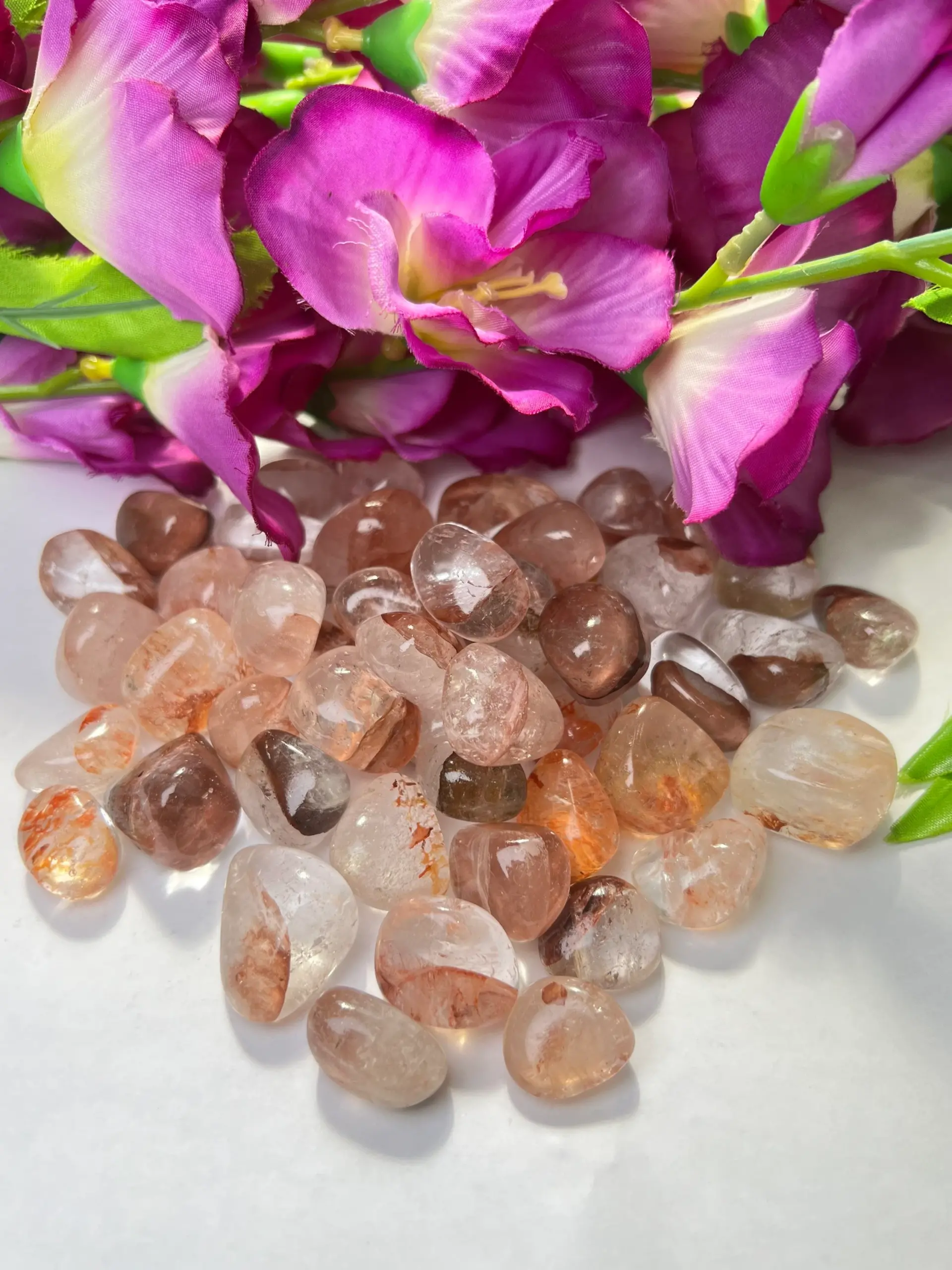 Red Fire Quartz Stone Red Hematoid Quartz Stone Tumbled Stones Healing Crystals pack sizes of 1,3,5, and 10 Pieces Quality AAAAA +++++ - Image 4