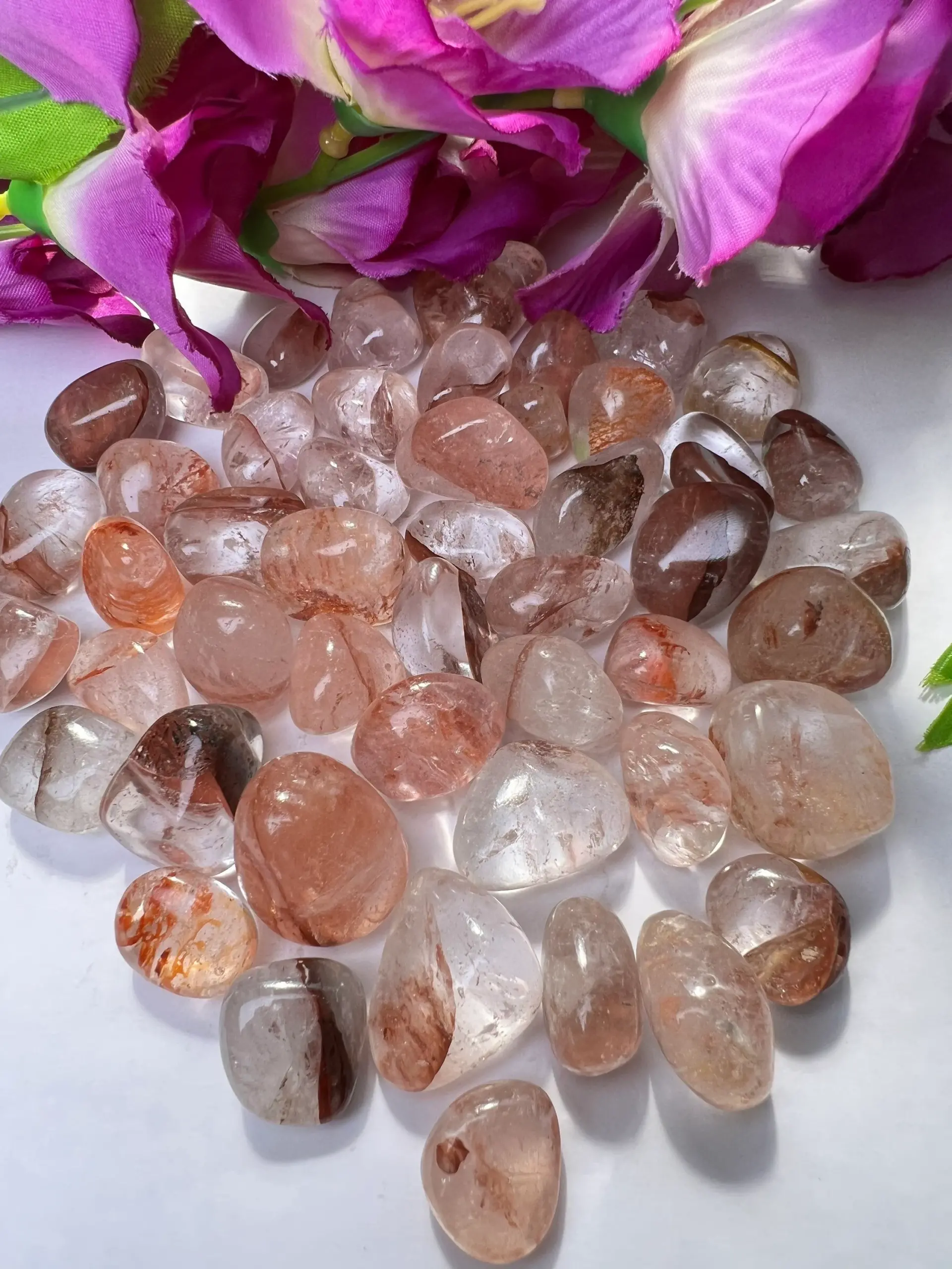 Red Fire Quartz Stone Red Hematoid Quartz Stone Tumbled Stones Healing Crystals pack sizes of 1,3,5, and 10 Pieces Quality AAAAA +++++ - Image 7