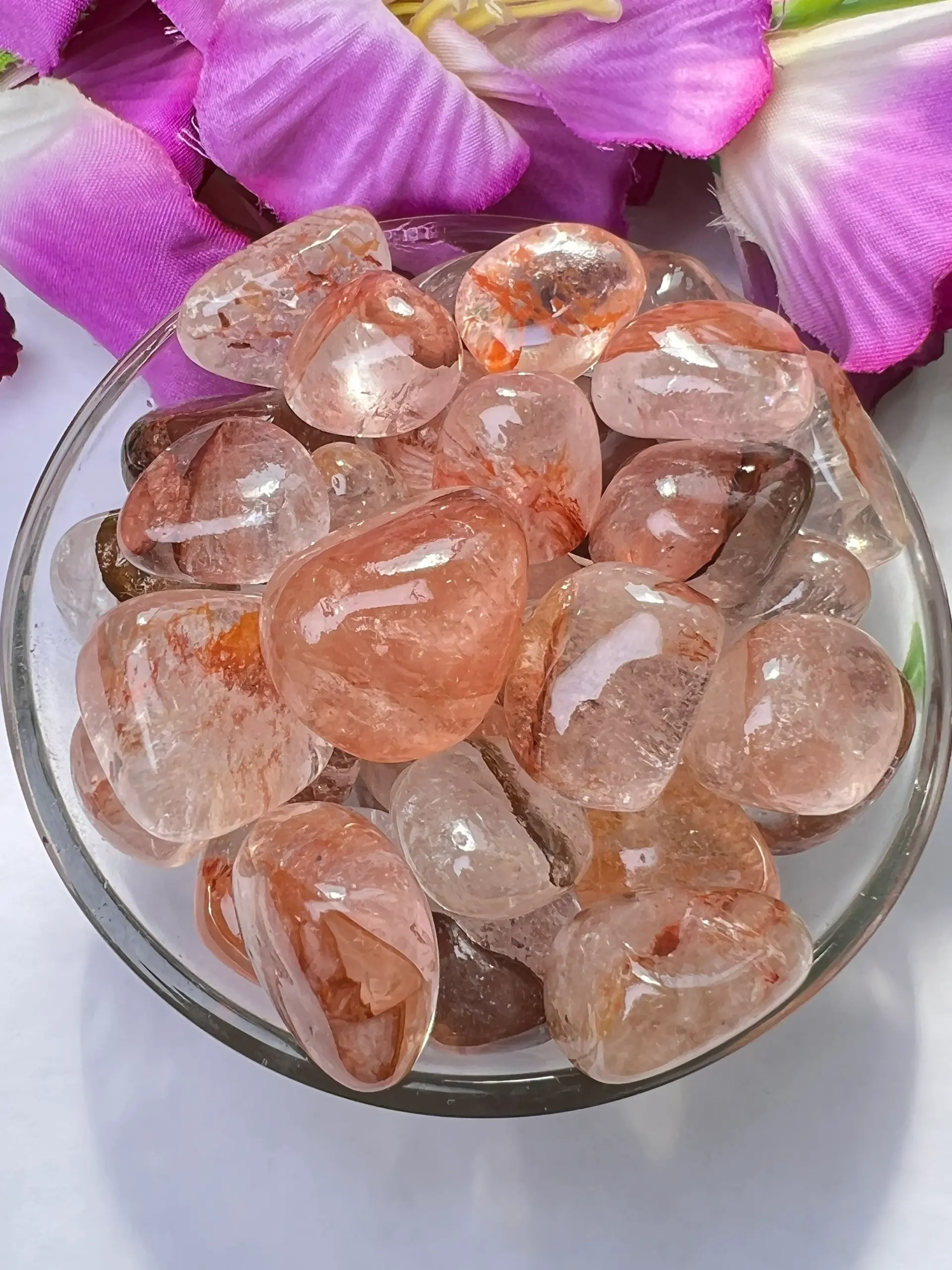 Red Fire Quartz Stone Red Hematoid Quartz Stone Tumbled Stones Healing Crystals pack sizes of 1,3,5, and 10 Pieces Quality AAAAA +++++ - Image 8