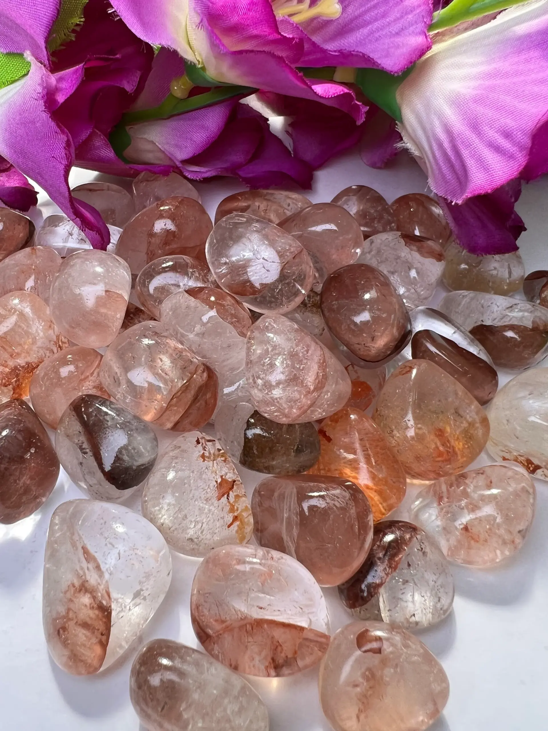 Red Fire Quartz Stone Red Hematoid Quartz Stone Tumbled Stones Healing Crystals pack sizes of 1,3,5, and 10 Pieces Quality AAAAA +++++ - Image 9