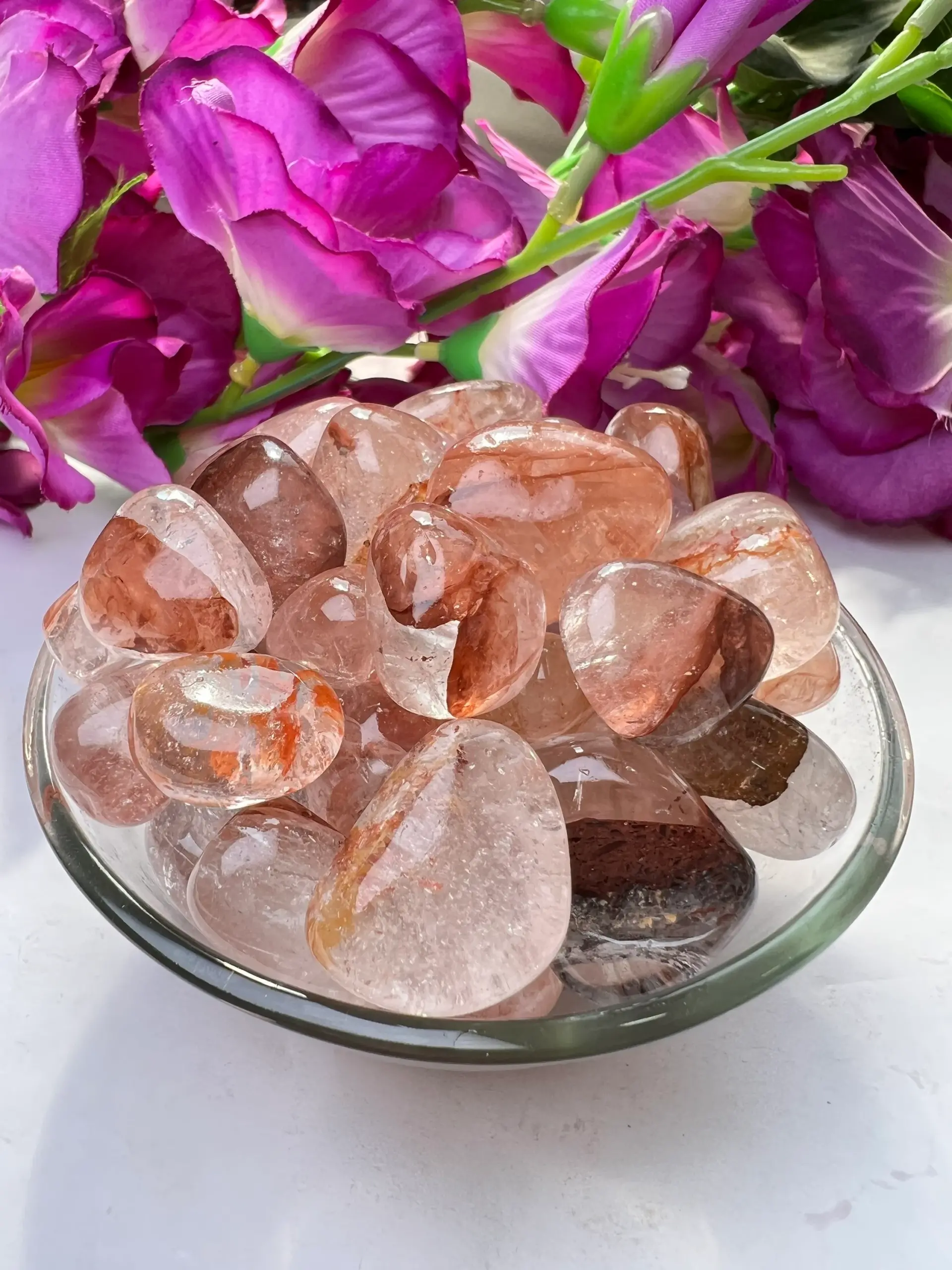 Red Fire Quartz Stone Red Hematoid Quartz Stone Tumbled Stones Healing Crystals pack sizes of 1,3,5, and 10 Pieces Quality AAAAA +++++ - Image 11
