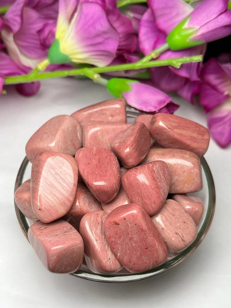 Pink Petalite Tumbled Stones Healing Crystals in pack sizes of 1,3,5,and 10 Pieces Quality AAAAA +++++ - Image 2