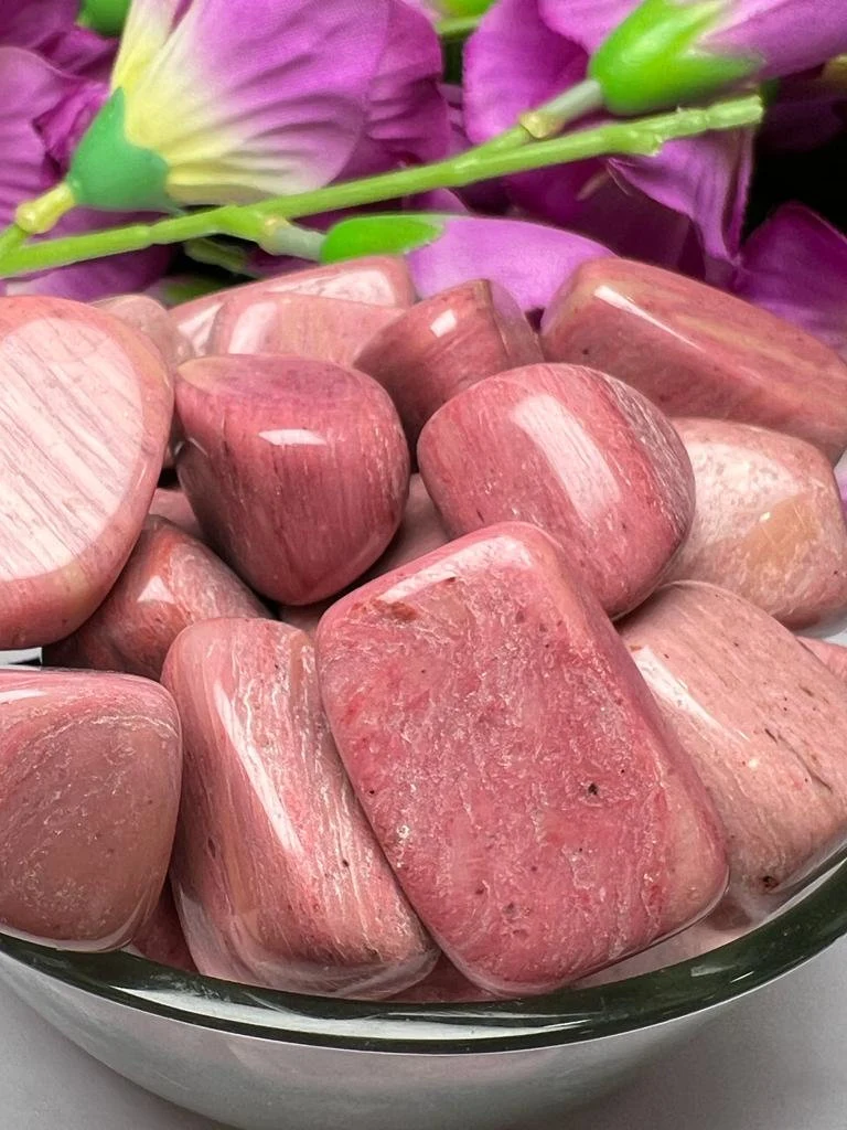 Pink Petalite Tumbled Stones Healing Crystals in pack sizes of 1,3,5,and 10 Pieces Quality AAAAA +++++ - Image 3