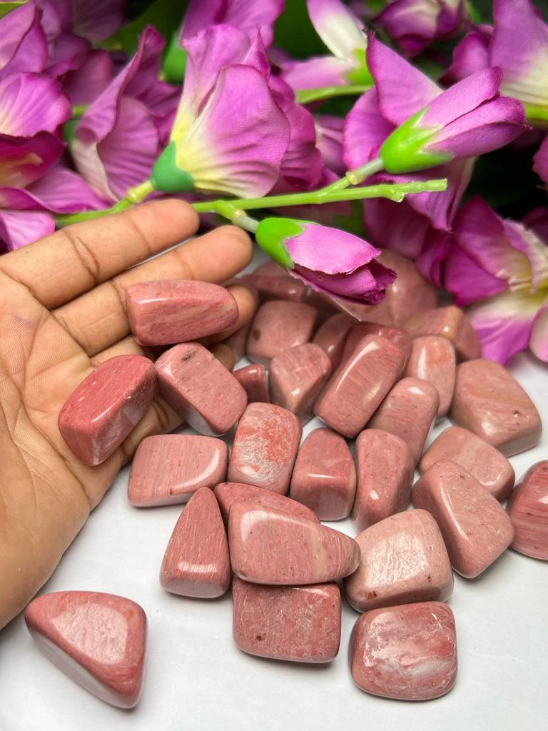 Pink Petalite Tumbled Stones Healing Crystals in pack sizes of 1,3,5,and 10 Pieces Quality AAAAA +++++ - Image 4
