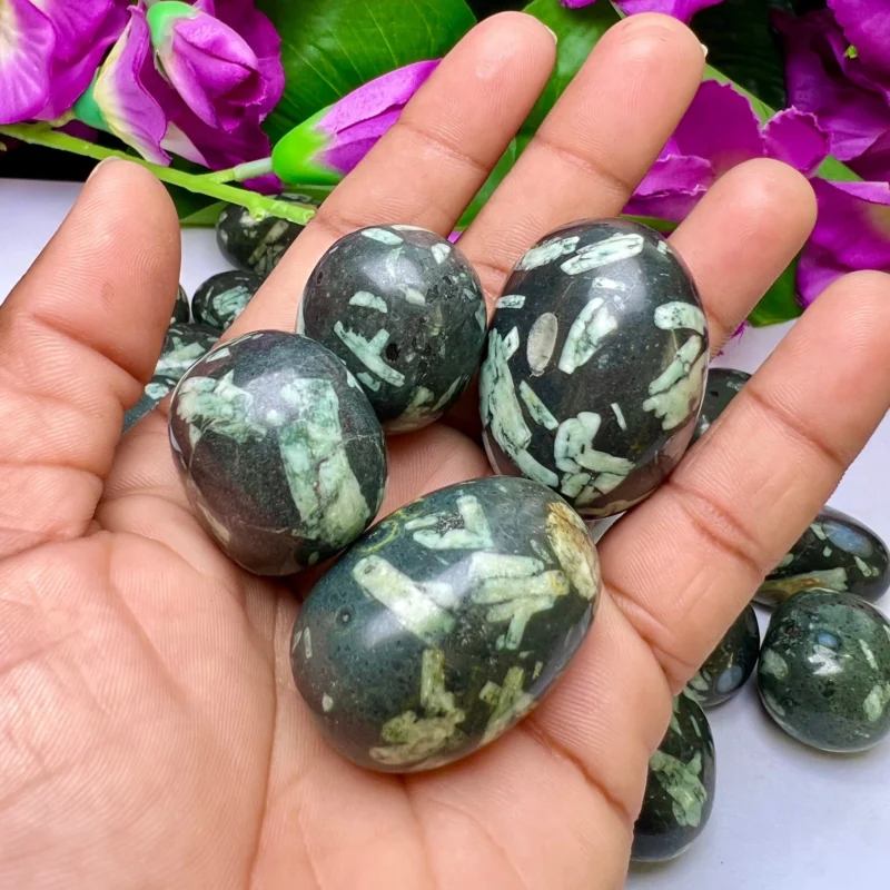 CHINESE WRITING STONE Tumbled Stones Healing Crystals in pack sizes of 1,3,5, and 10 Pieces - Image 2