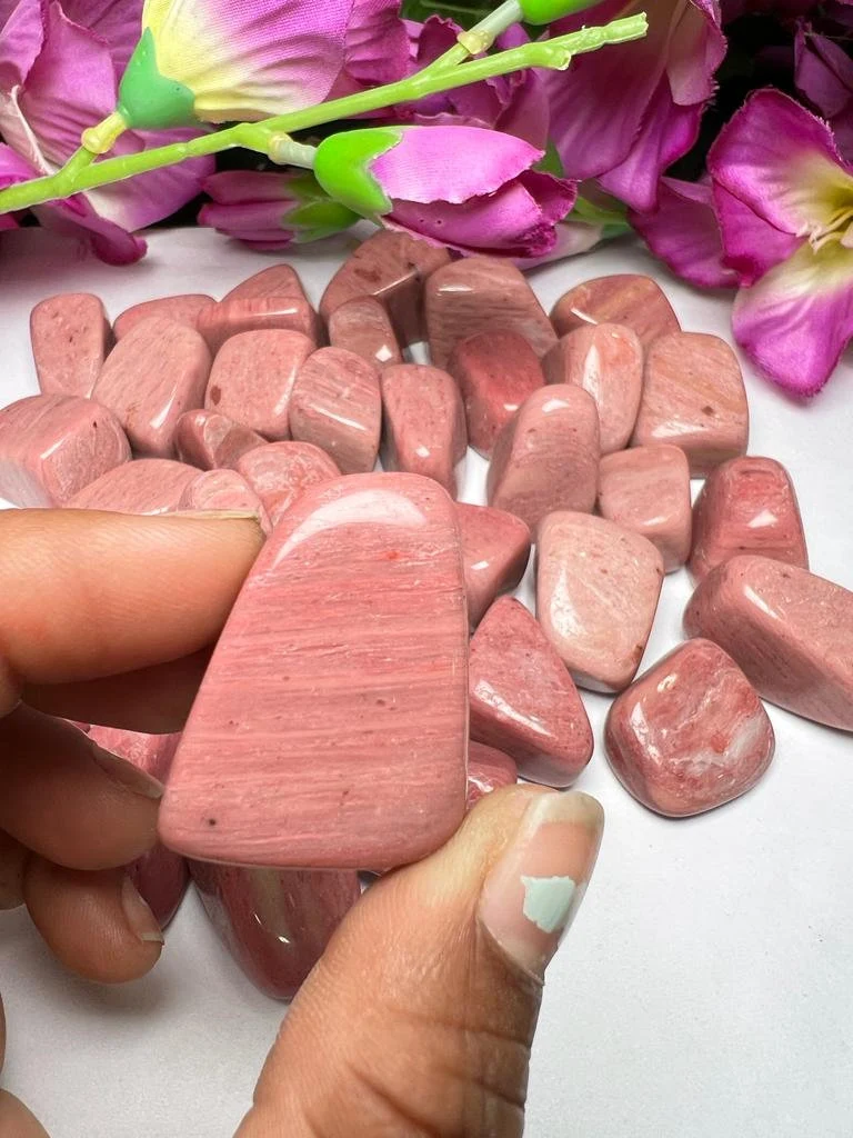 Pink Petalite Tumbled Stones Healing Crystals in pack sizes of 1,3,5,and 10 Pieces Quality AAAAA +++++ - Image 11