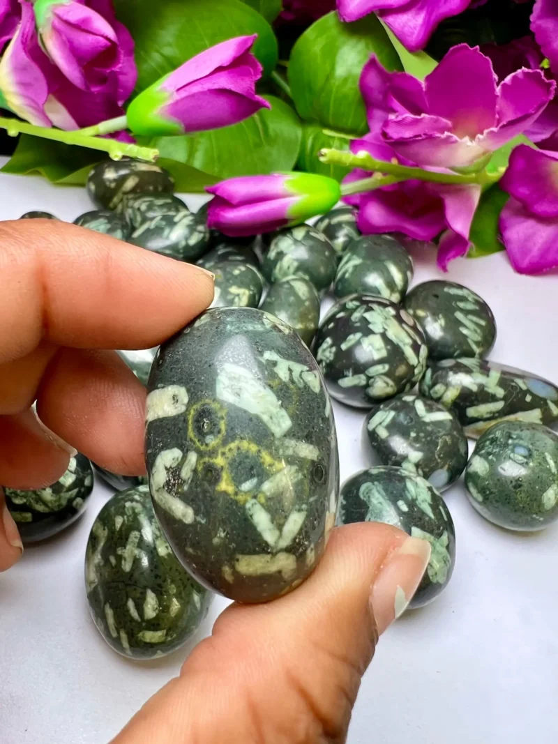 CHINESE WRITING STONE Tumbled Stones Healing Crystals in pack sizes of 1,3,5, and 10 Pieces - Image 5