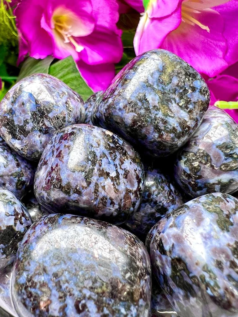 Mystic Merlinite Stone INDIGO GABBRO stone Tumbled Stones Healing Crystals in pack sizes of 1,3,5, and 10 Pieces Quality AAAAA +++++ - Image 9