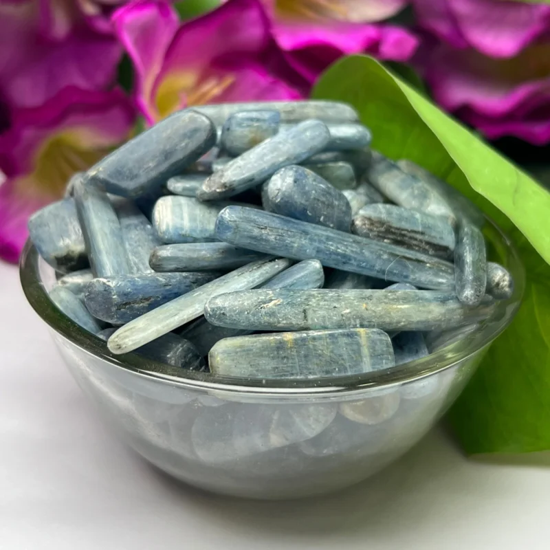 Blue Kyanite Tumbled Stones AAA Quality Healing Crystals in pack sizes of 1,3,5, and 10 Pieces - Image 8