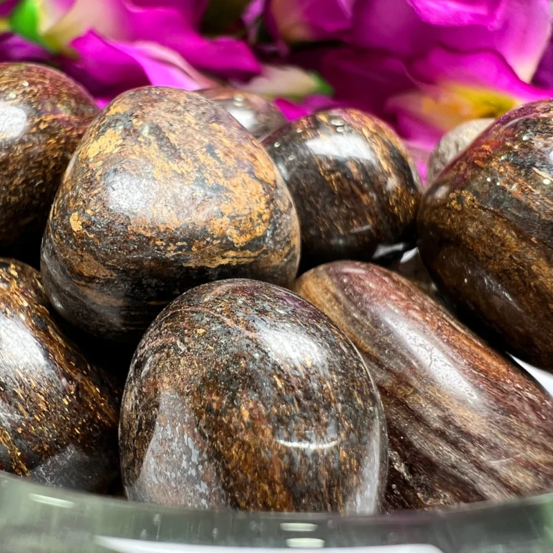 Bronzite Tumbled Stones Gemstone  Healing Crystals in pack sizes of 1,2,3,4,5,6 and 10 Pieces Quality AAAAA +++++