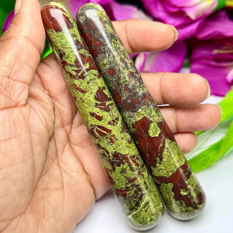 Dragon Blood Stone 4 INCH Crystal Massage Wand