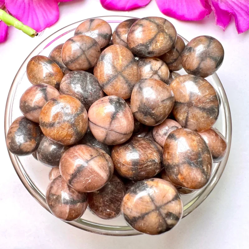Chiastolite - Andalusite Tumbled Stone - Spiritual Stone -Healing Crystals in pack sizes of 1,2,3,4,5,6 and 10 Pieces Quality AAAAA +++++ - Image 2