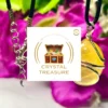 Wire Wrapped Mango Yellow Fluorite Tumbled Stone Pendant Crystal Pendant, Tumbled Stone Necklace