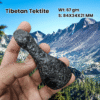 Tibetan Tektite Stone Crystal Healing For Good Luck , Crystal Grid, Black Tektite, 67 Grams