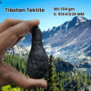 Tibetan Tektite Stone Crystal Healing For Good Luck , Crystal Grid, Black Tektite, 104 Grams