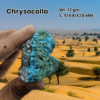 Chrysocolla Stone Unique Mineral Specimen  72 grams