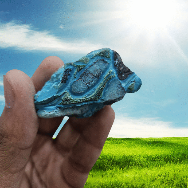 Chrysocolla Stone Unique Mineral Specimen  36 grams - Image 4