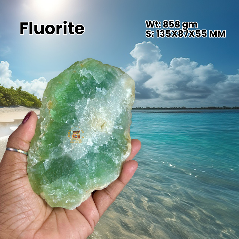 Fluorite Stone Cluster 858 Gram