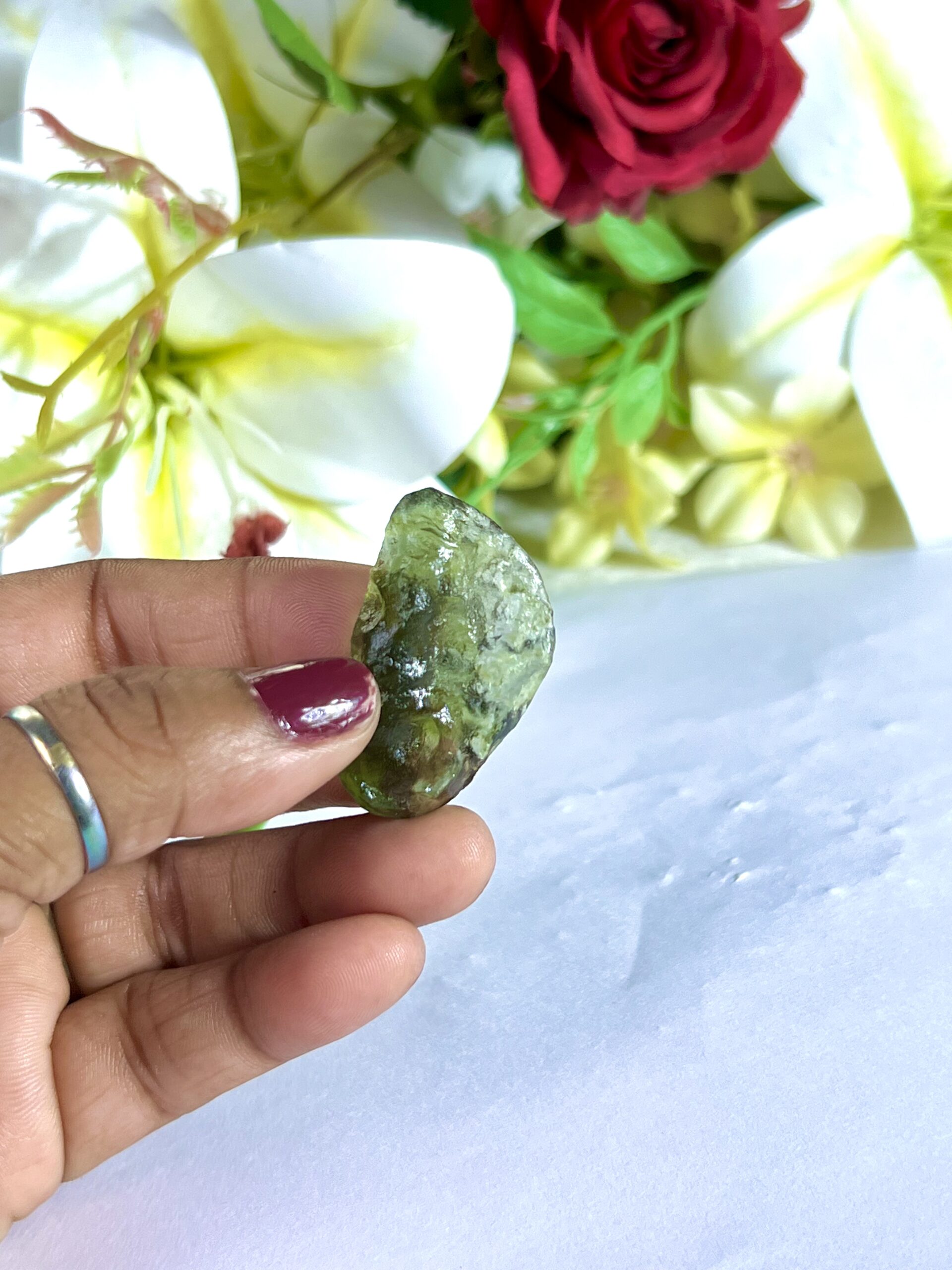 Moldavite Stone - 39 Carat from Czech Republic Very Rare AAAAA Grade - Image 8